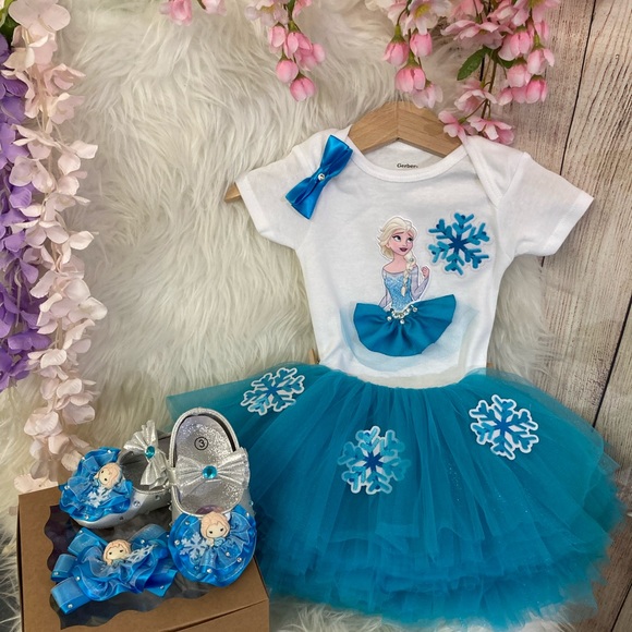 Frozen Baby Tutu Set - Picture 1 of 8